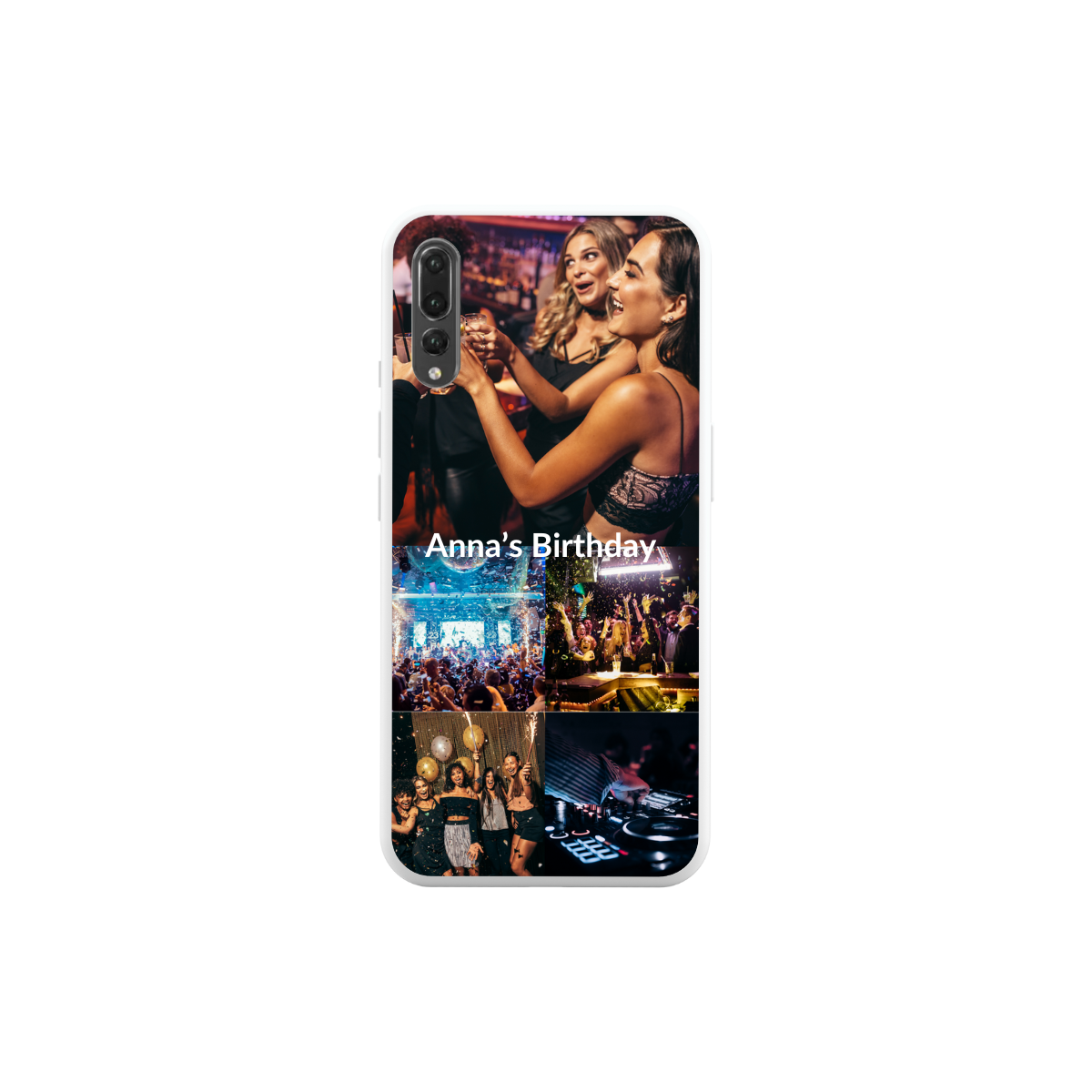 Coque Texte et 5 Photos Huawei