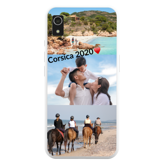 Coque Texte et 3 Photos Sony